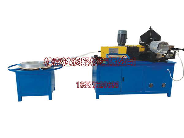 全自動(dòng)菱形網(wǎng)卷圓機(jī)005